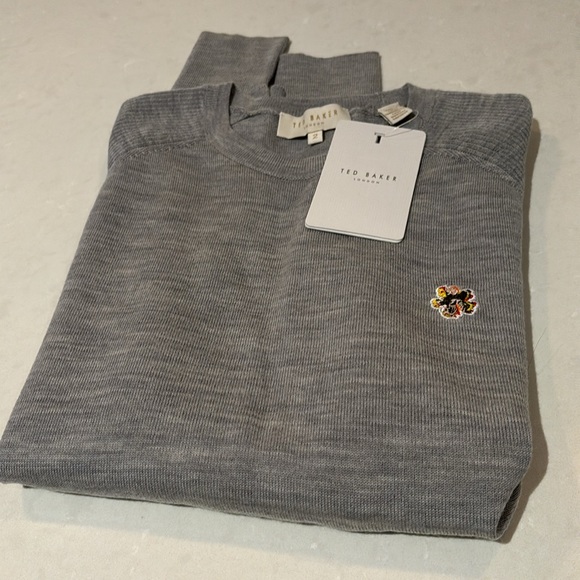 Ted Baker Averiii Merino Edit Crewneck Sweater Sz 2 NWT - Picture 7 of 8
